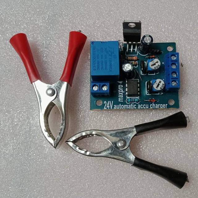 Kit aki charger 24v maxpro 4 dan japit aki besar