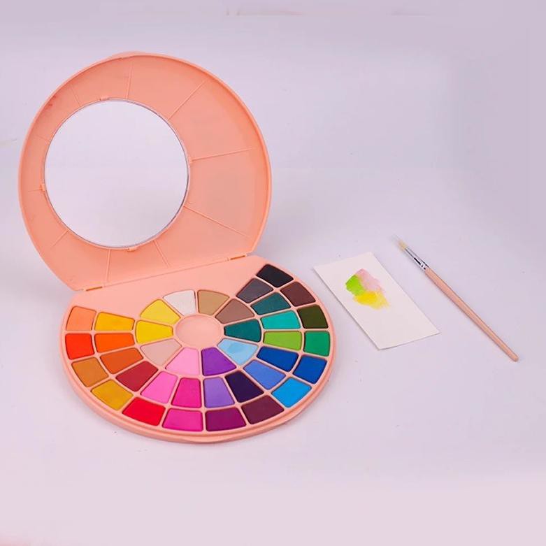 

Ku4Code Miya Himi Watercolor Cake 38 Colors with Brush Cat Air(terbaru)V3I1