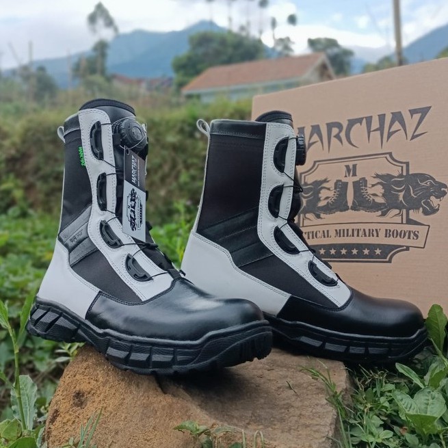 SEPATU PDL TALI PUTAR PROVOS POLRI MARCHAZ KULIT SAPI ASLI SEPATU PDL TNI POLRI SECURITY SATPAM