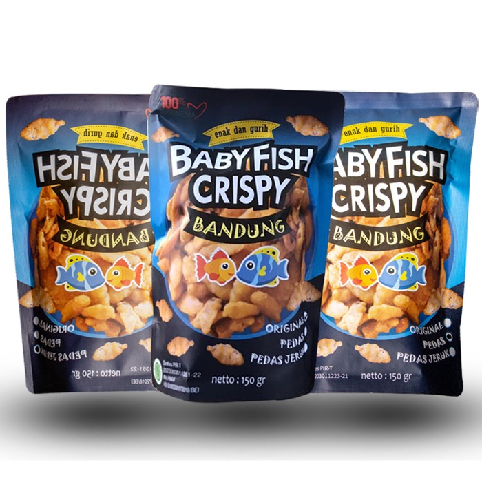 

⭐ COD ⭐ Baby Fish Crispy Bandung Paket 3 Rasa