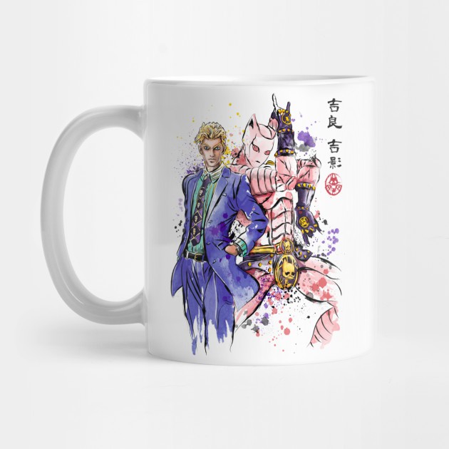 Mug Killer Queen Watercolor Jojos Bizarre Adventure