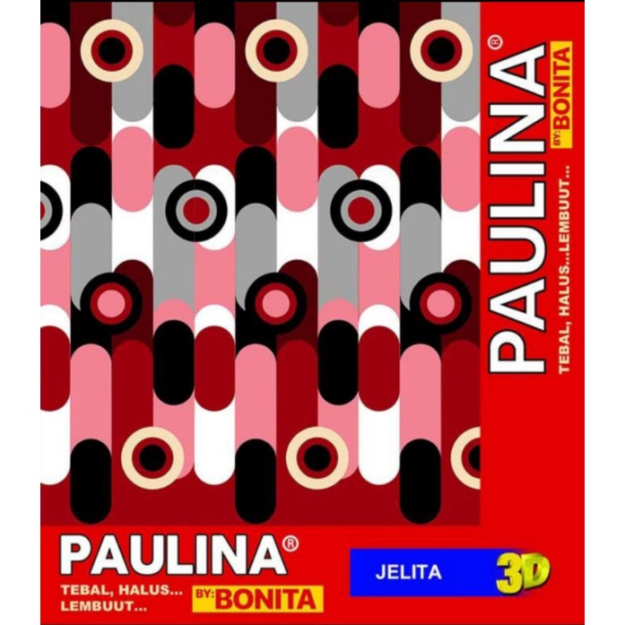 Selimut Bonita Paulina motif Jelita