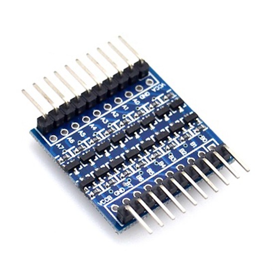 5V / 3.3V 8 Channel IIC UART SPI TTL Tingkat Logic