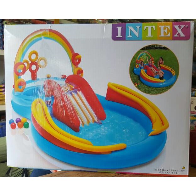 Intex Rainbow Ring Play Centre 57453 / Kolam Renang Merk Intex