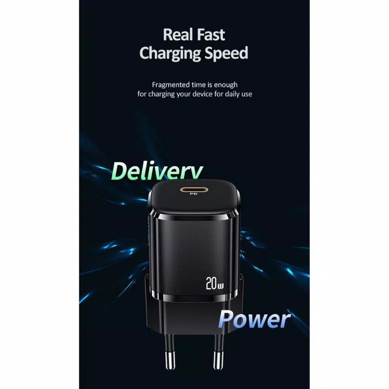 Kepala Adaptor Iphone 12 Mini / Iphone 12 PD Fast 20W Usams ORIGINAL