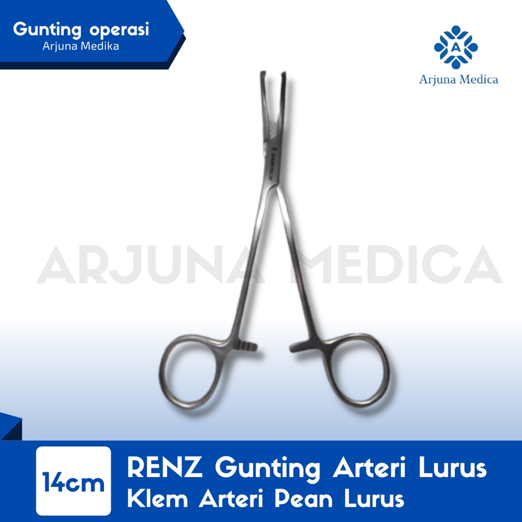 RENZ Klem Arteri Lurus 14cm