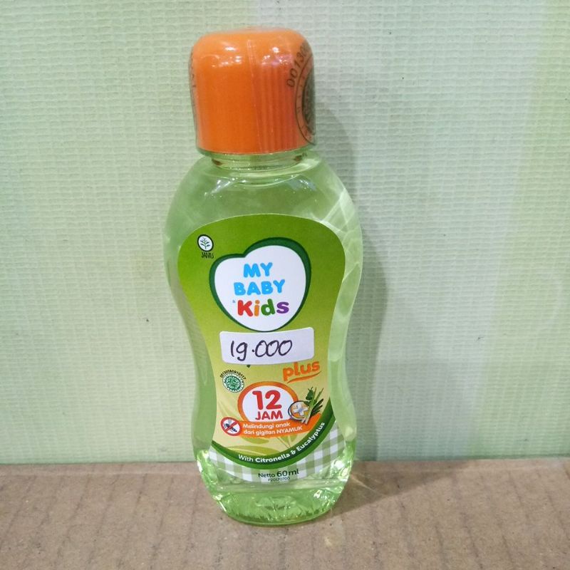 MY BABY KIDS MINYAK KAYU PITIH PLUS 12JAM 60ML, 90ML