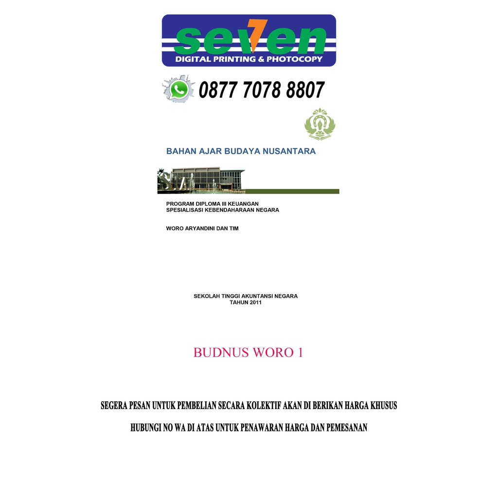 

Budaya Nusantara Jilid 1 _Woro Aryandini