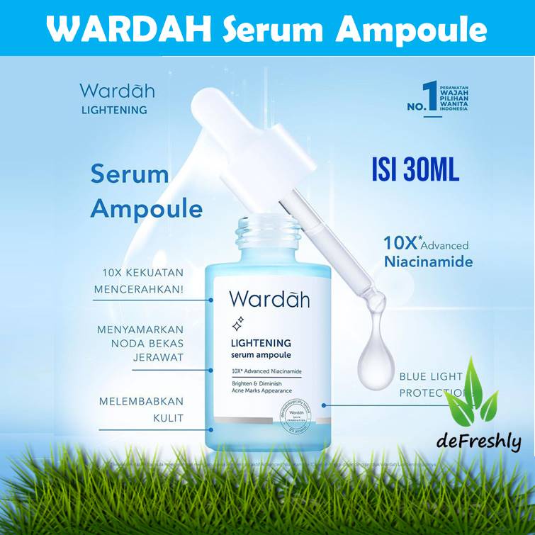 ❤ defreshly ❤ Wardah Lightening Series - Day / Night Cream Niacinamide | Serum Ampoule | Cleansing Milk | Micellar Wash | Gentle Exfoliator | Whip Foam