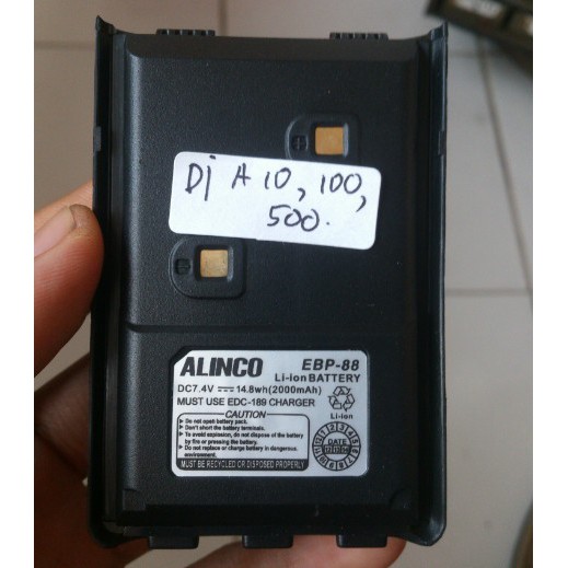 Baterai HT Alinco DJ A10, DJ W100, DJ W500