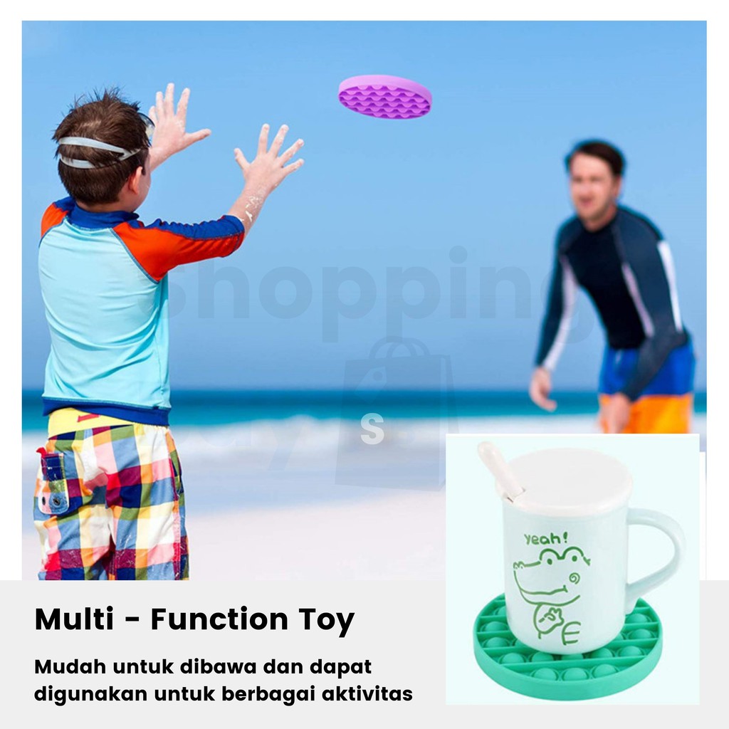 [SB] PI-01 Fidget Push Pop It Mainan Penghilang Stress Relief Kids / Adult Fidget Toy