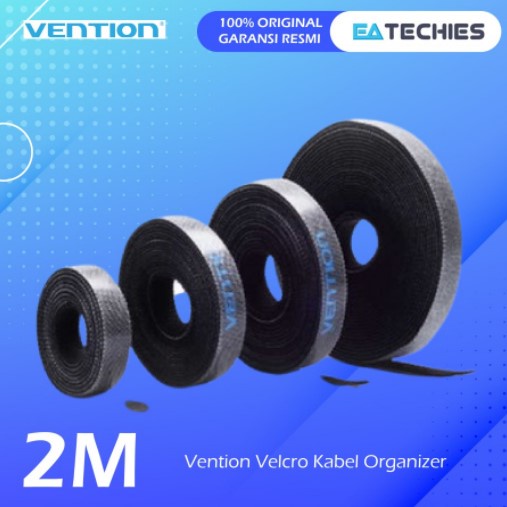 [2M] Vention Kabel Velcro Cable Management / Kabel Manajemen Winder Nylon Clip Earphone KAA