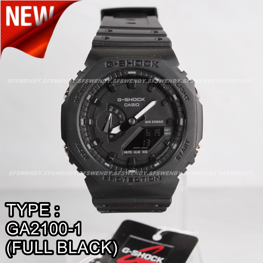 CUCI GUDANG !!! G Shock GA-2100 Hitam kuning loreng hijau army jam tangan digital pria &amp; anak anti air sporty