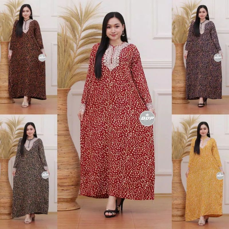 TERBARU | DASTER ARAB PANJANG | DASTER BUSUI RESLETING DEPAN | DASTER ARAB MOTIF BAJU TIDUR