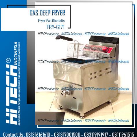 Gas Deep Fryer 17 Liter FOMAC FRY-G171 Penggorengan Gas Otomatis 17L hitech99 Juara