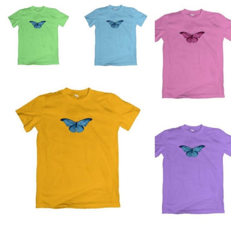 T-SHIRT BUTTERFLY AESTHETIC