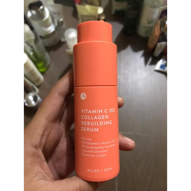 Jual ALLIES OF SKIN Vitamin C 35 Collagen Rebuilding Serum Shopee   623daca968fc38704f2a9fa2d160af9c