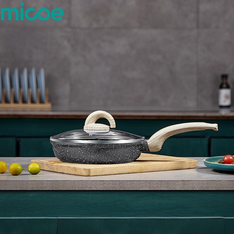 MICOE PANCI MASAK BATU MAIFAN ANTILENGKET PANCI DAPUR TEFLON MASAK FRYPAN / PENGGORENGAN WAJAN TERMU