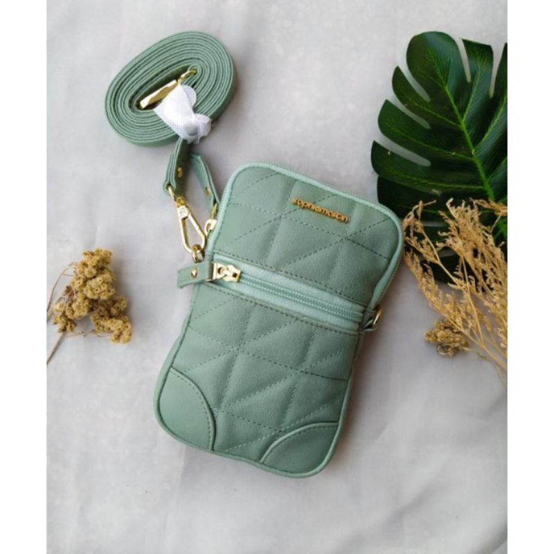 Tas Dompet Hp Wanita Import gemaya sling green mint phone shopie sophie martin Paris shopi shopee sh