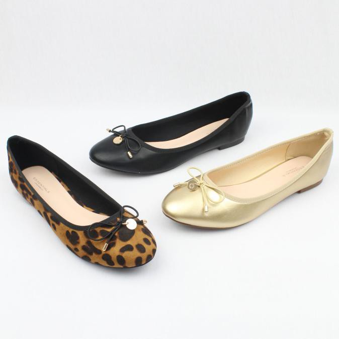 URBAN&CO ESSENTIALS FLATSHOES BELVIA - GOLD, 35