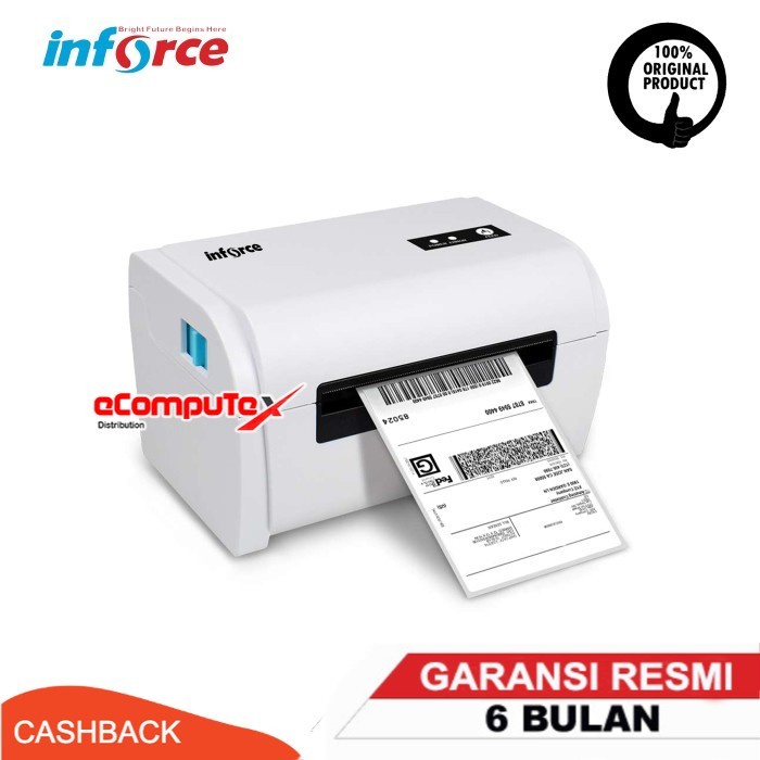 PRINTER LABEL BARCODE RESI THERMAL INFORCE 1808 - GARANSI RESMI