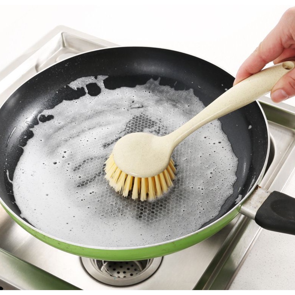 Sikat Pembersih Dapur Panci Kompor Gagang Panjang Serbaguna Termurah