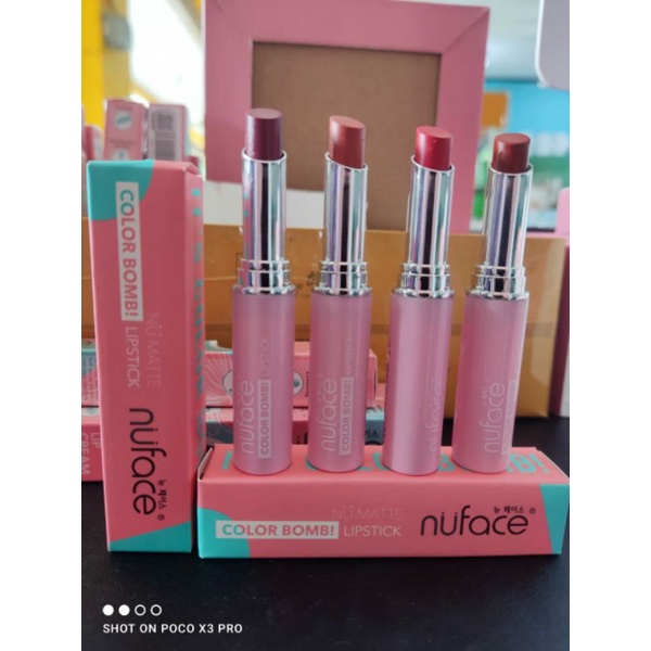 Nuface Nu Matte Color Bomb Lipstik