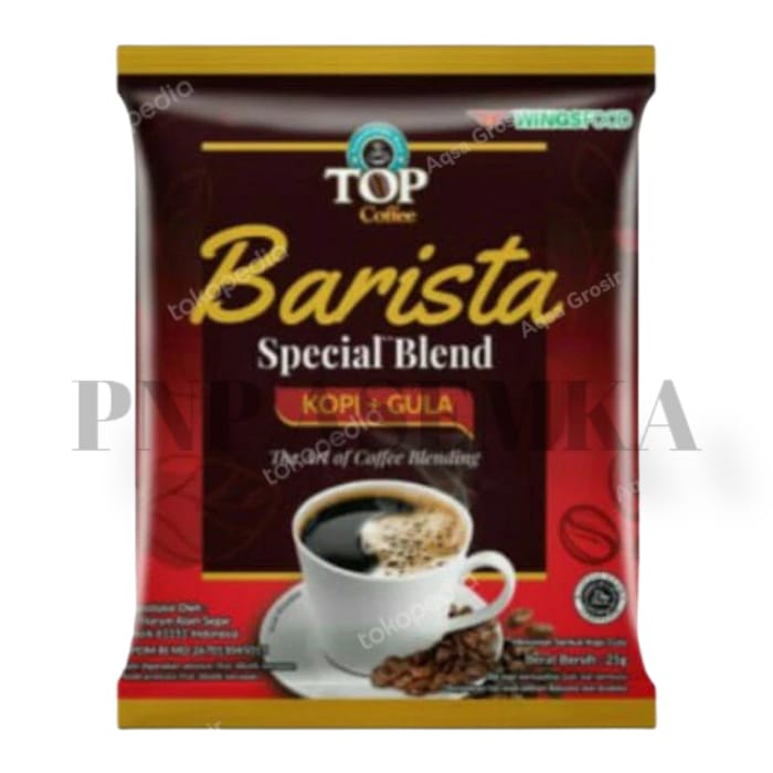 

PNPASEMKA11 - Top Coffee Barista Special Blend @25g / KOPI HITAM+GULA 1PCS PROMO RP.99