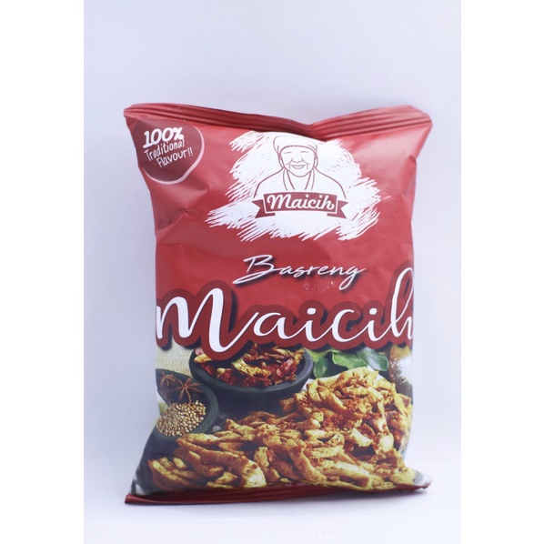 [TERMURAH!] Keripik Maicih Hadap Depan 100 gram - Keripik singkong original asli termurah nikmat pedas