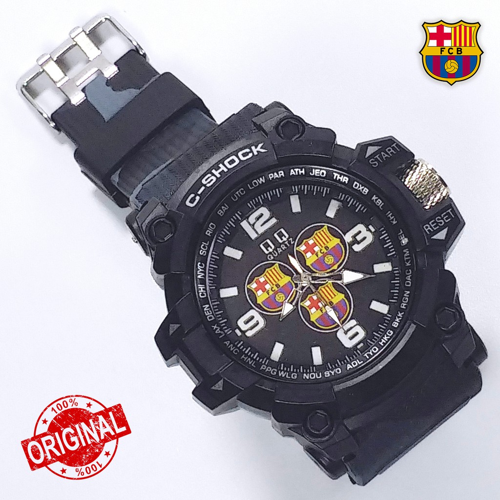 [SPECIAL EDITION] Jam Tangan Barcelona FC Army Hitam