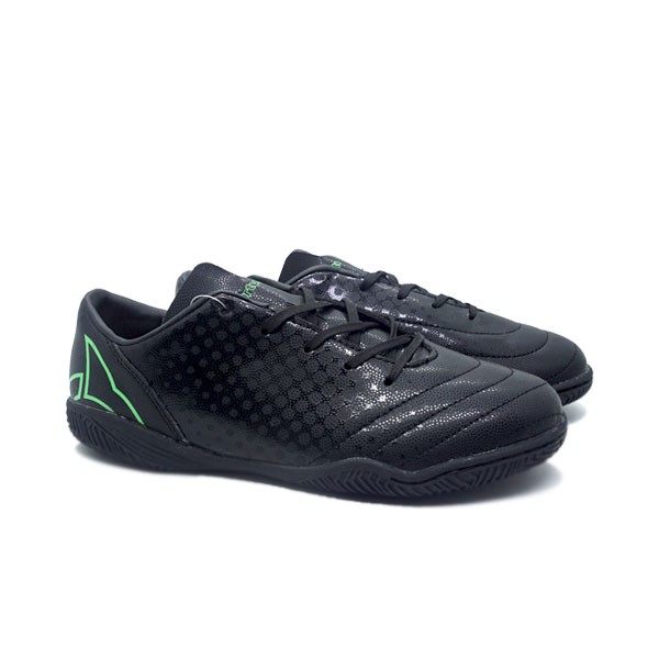 Sepatu Futsal Anak Ortuseight Utopia IN JR (Black/Fluo Green)
