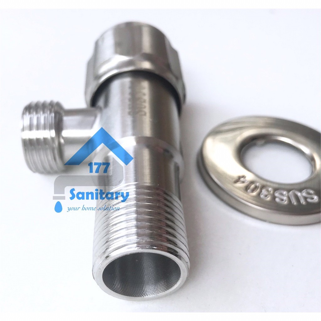 Stop Kran Stainless sus 304 Murah Single FV07- Keran Shower stainles minimalis angle valve stenlis sanitary177 /H9