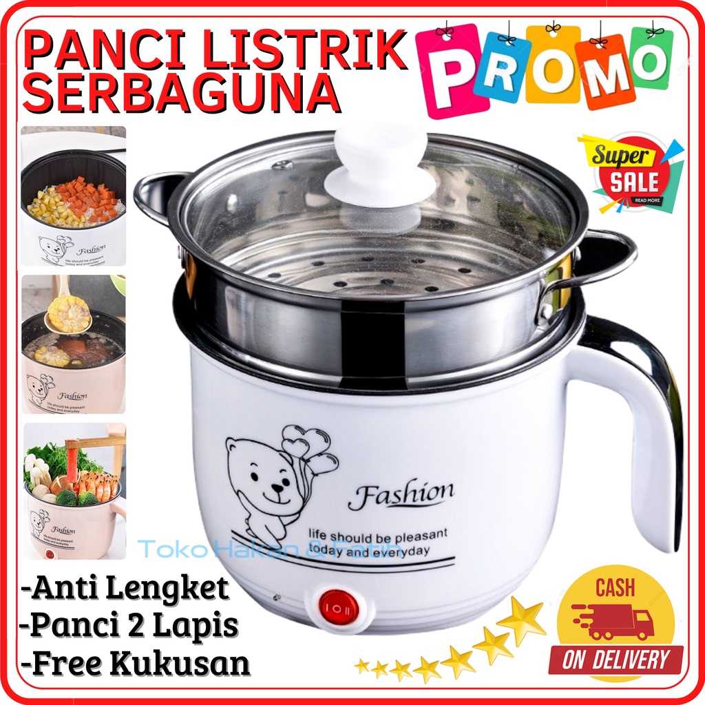 Jual Panci Listrik Panci Elektrik Free Kukusan Stainless Panci