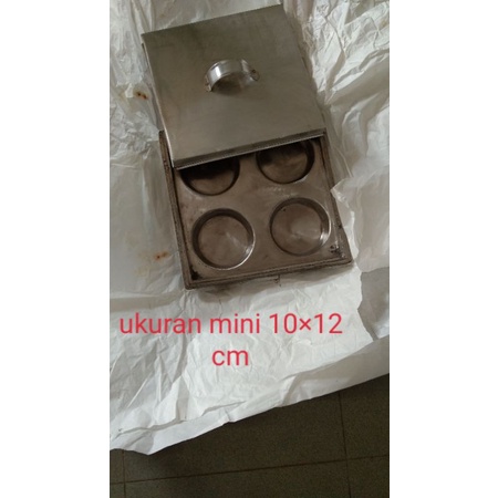 Loyang martabak mini isi 4 ukuran diameter 10*12cm