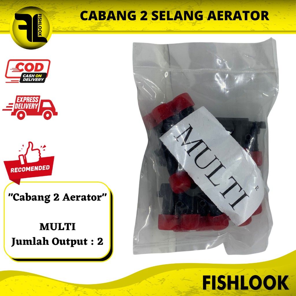 KRAN 2 Cabang LUBANG AERATOR UDARA | AQUARIUM AQUASCAPE MULTI Murah