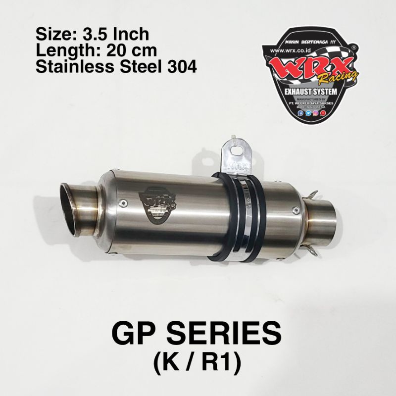 Knalpot WRX GP SS K150 Aerox155