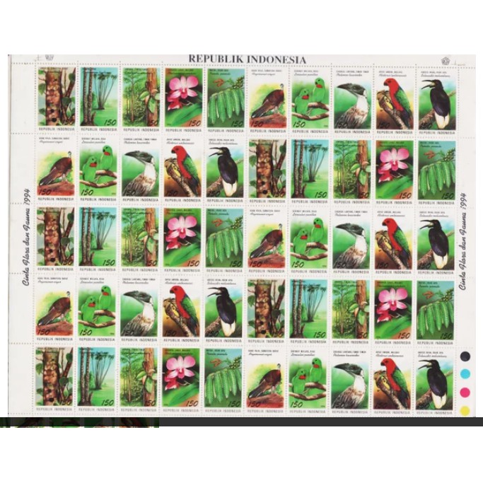 

Perangko Filateli BX5 Indonesia 1994 Flora And Fauna