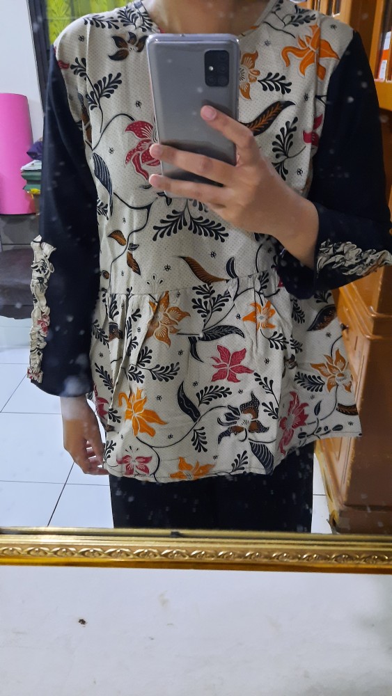 Atasan Batik Dolby Dolbi Dobby Doby Tenun Sutra Tulis Halus Katun Atbm Baron ,sarombit Atasan