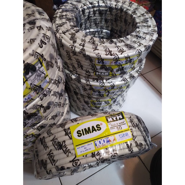 Kabel Listrik NYM 3x2,5 Kawat Tembaga SIMAS 50y SNI