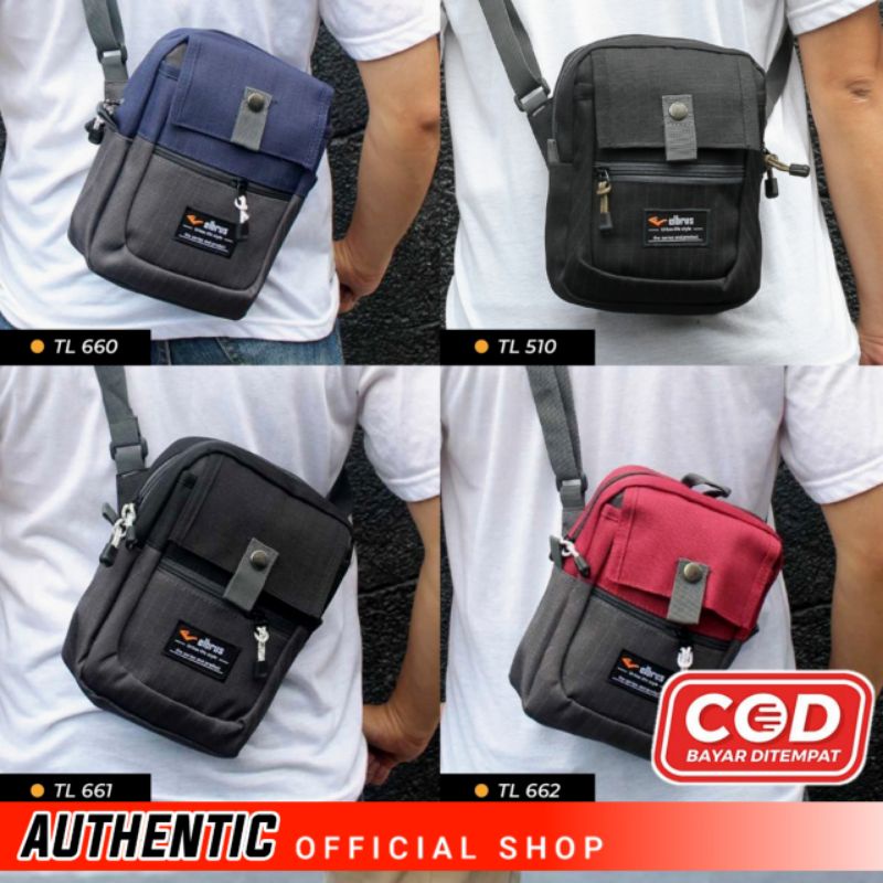 ARGL Tas Selempang Kecil Pria Mini Sling Bag Cowok Distro Premium Original