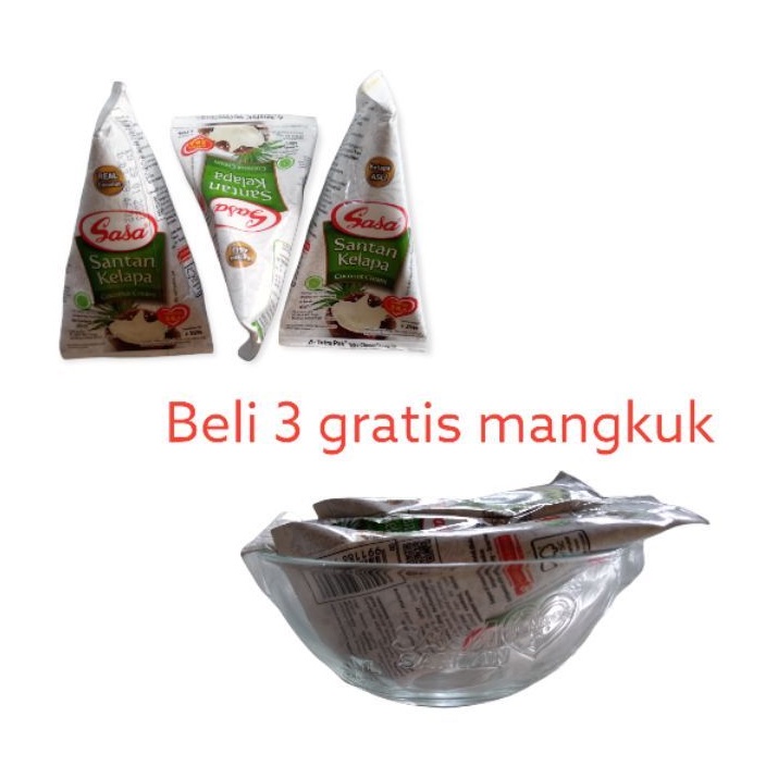 

3 Sasa Santan Cair Free Mangkok