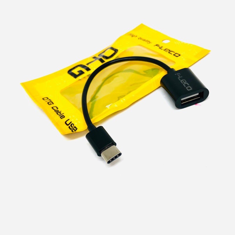 Promo otg kabel fleco micro / type c smartphone android original