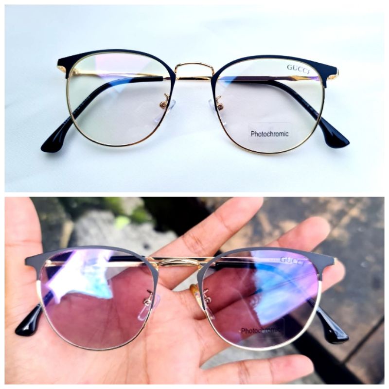 FRAME KACAMATA PHOTOCROMIC ( NORMAL ) | KACAMATA PRIA &amp; WANITA 17300 | KACAMATA ANTI UV TERBARU