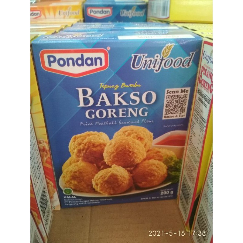 

UNIFOOD Tepung Bumbu 200g Kentucky, pisang goreng, bakso goreng.