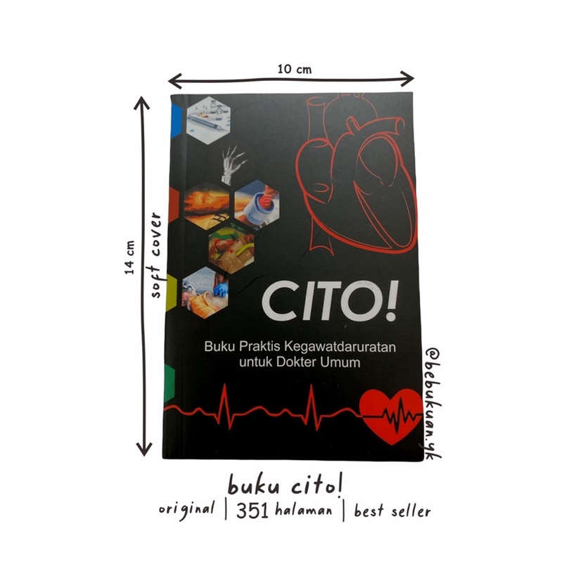 READY STOCK Buku Cito Buku Praktis Kegawatdaruratan untuk Dokter Umum | Buku Koas Kedokteran | Buku 