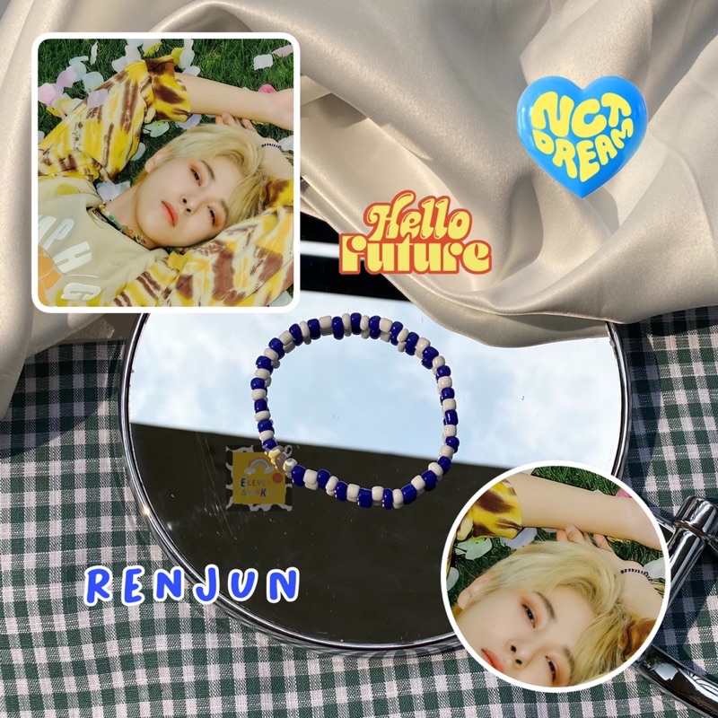 renjun nct dream hello future beads bracelet / gelang renjun nct idol kpop