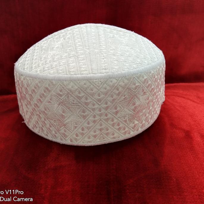 peci pakistan hitam dan putih original