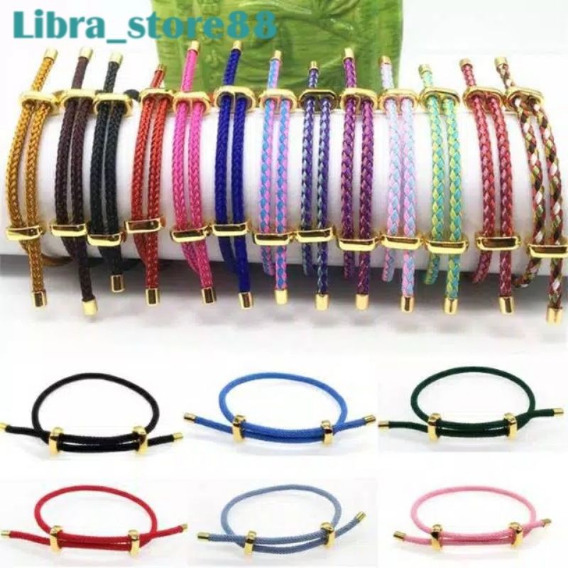 Gelang Tali Kawat Anti Air Untuk Charm Liontin Emas Hongkong Serut