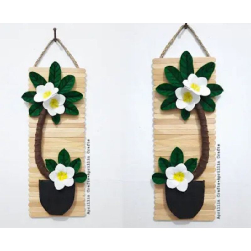 HIASAN DINDING KAIN FLANEL / BUNGA KAIN FLANEL