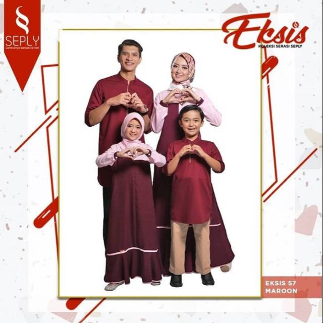 SARIMBIT TERBARU EKSIS 57 MAROON BY SEPLY